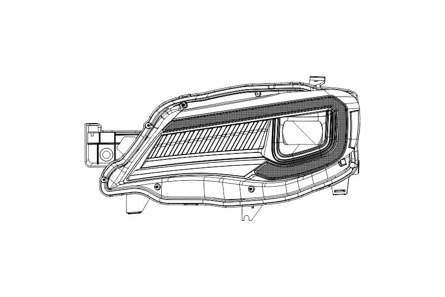 Genuine OEM Front Right Headlight Assembly for Nissan 260103TA9A | eBay