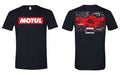 Motul EJ25 Blue Print Short Sleeve Shirt Black - MOT-010-S - Subimods.com