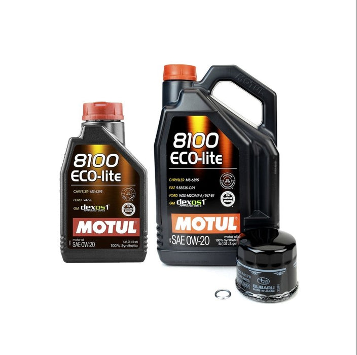 Motul Master Oil Change Kit w/ 0W-20 Eco-lite Oil 2022-2023 BRZ - MOTUL-KIT-004 - Subimods.com