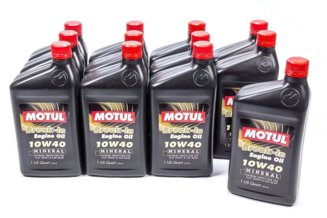Motul Mineral Classic 10W-40 Break In Oil Case (12x 1 Quart Bottles) - 108080-12 - Subimods.com