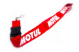 Motul Quick Disconnect Thick Lanyard Solid Red w/ White Logo - MOT-002 - Subimods.com