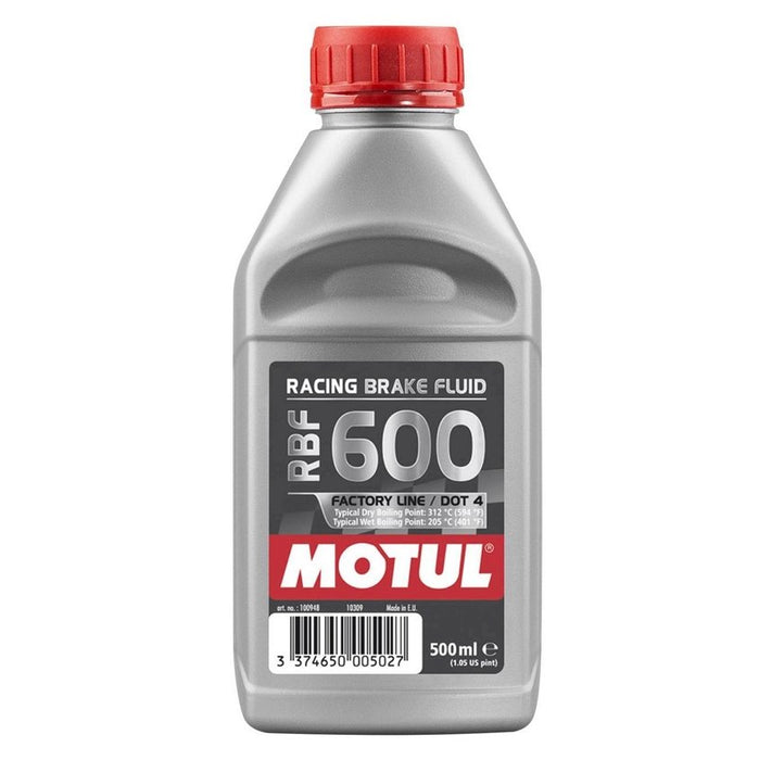 Motul RBF600 Brake Fluid Synthetic DOT 4 500ml - 100949 - Subimods.com