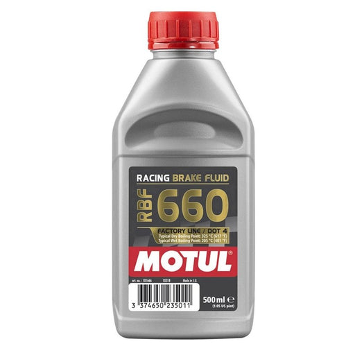 Motul RBF660 Synthetic Brake Fluid DOT 4 500ML Bottle - 101667 - Subimods.com