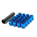 Muteki Open Ended Blue Lug Nuts M12x1.25 - 31885U - Subimods.com