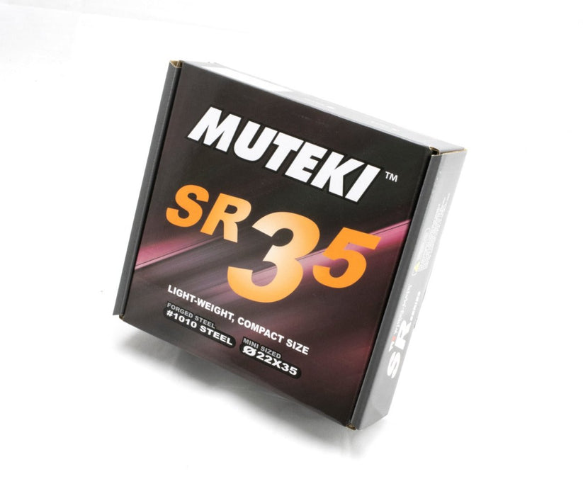 Muteki SR35 16+4 Closed Ended Black Lug Nuts 35mm 12x1.25 - 32925BP - Subimods.com