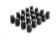 Muteki SR35 16+4 Closed Ended Black Lug Nuts 35mm 12x1.25 - 32925BP - Subimods.com