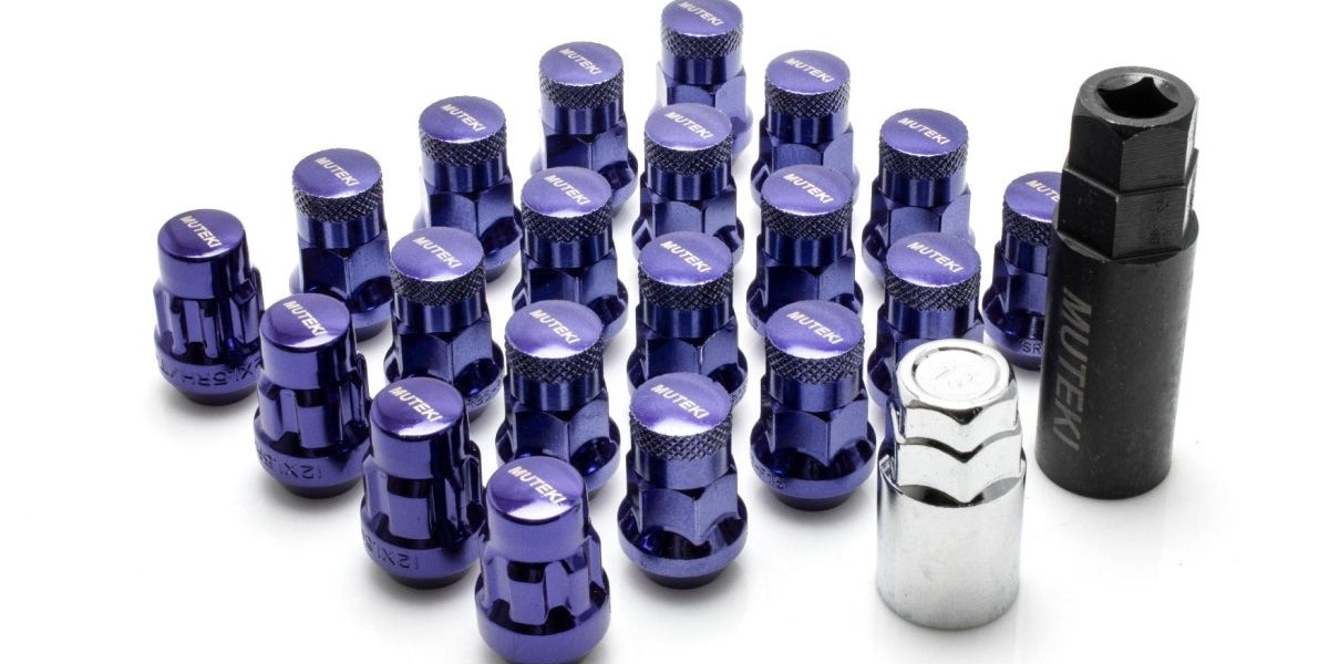 Muteki SR35 Purple Lug Nuts 16+4 for Subaru WRX STI — Subimods.com