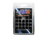 Muteki SR45R Plastic Caps Black - 33100B - Subimods.com