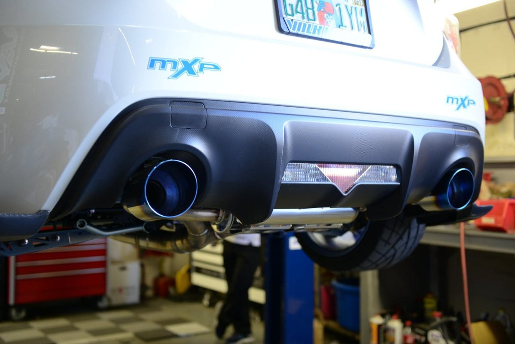 MXP SP Catback Exhaust w/ Dual Tips 2013-2021 BRZ / 2013-2017 FRS / 2017-2021 86 - MXSPFT86 - Subimods.com