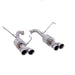 Nameless Performance Axle Back 3" Double Wall Polished Tips w/ 4" Mufflers 2022-2024 WRX - SUAB22WRX-4MU-30SDW - Subimods.com