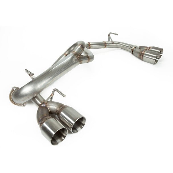 Nameless Performance Axle Back 3.5" Double Wall Polished Tips 2011-2014 WRX Hatchback / 2008-2014 STI Hatchback - SUAB11WRXHATCH-0MU-35SDW - Subimods.com