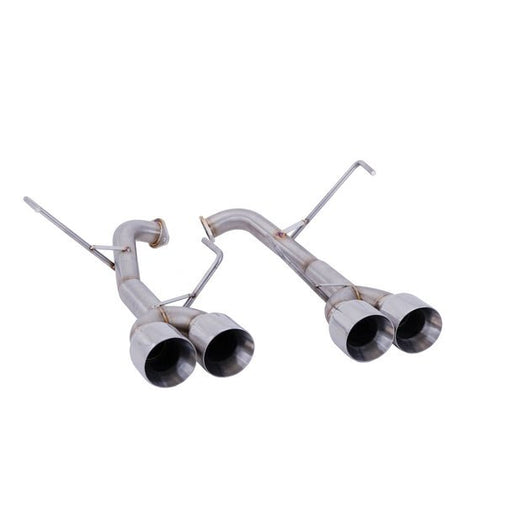 Nameless Performance Axle Back 4" Double Wall Polished Tips 2022-2024 WRX - SUAB22WRX-0MU-40SDW - Subimods.com