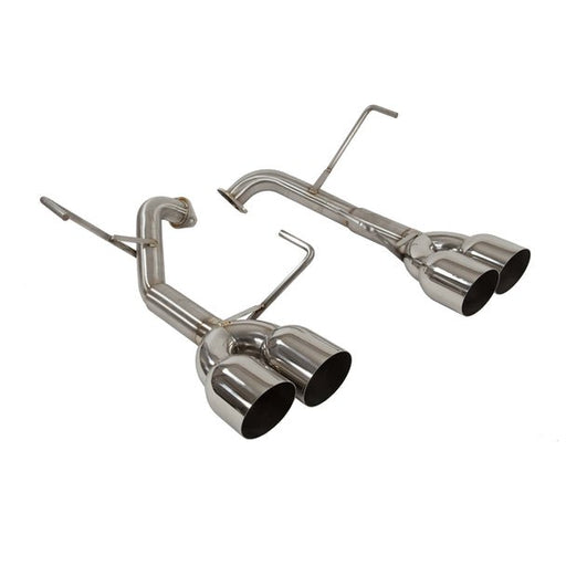 Nameless Performance Axle Back 4" Single Wall Polished Tips 2022-2024 WRX - SUAB22WRX-0MU-40SSW - Subimods.com