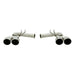Nameless Performance Axle Back Polished Tips for Invidia Q300 / R400 Catback Exhaust Systems 2011-2021 WRX Sedan / 2011-2021 STI Sedan - SUAB15STI-INV-35SSW - Subimods.com
