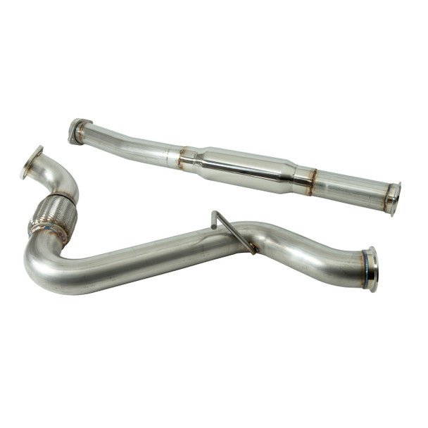 Nameless Performance Catback 3.5" Single Wall Polished Tips 2011-2014 WRX Hatchback / 2008-2014 STI Hatchback - SUCB08WRXHATCH-0MU-35SSW - Subimods.com