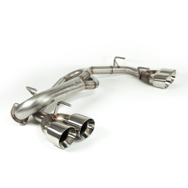Turbo XS 08+ WRX Hatch Catback Exhaust Polished Tips