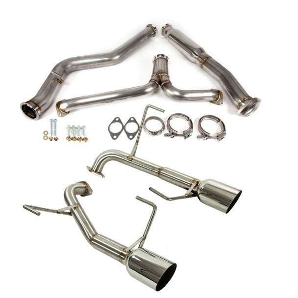 Nameless Performance Catback Exhaust 2005-2007 Legacy GT / Spec B Sedan - SUCB05LEG-SED-0MU-40SWS - Subimods.com