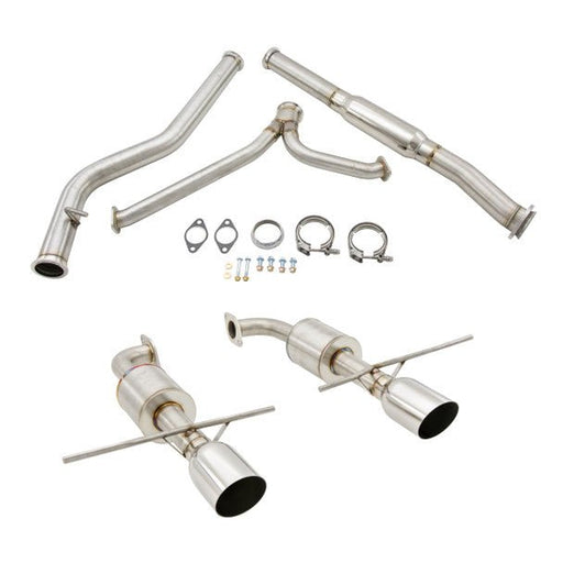 Nameless Performance Catback Exhaust System w/ 5" Mufflers 2018-2022 Ascent - SUCB19ASC-5MU-40SW - Subimods.com