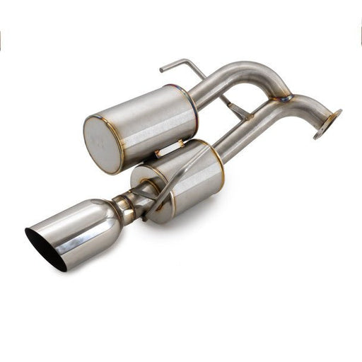 Nameless Performance Dual Chamber Axle Back w/ 4" Single Wall Polished Tip 2015-2017 Legacy 2.5i - SUAB15L25-5MU-40SWS-DC - Subimods.com