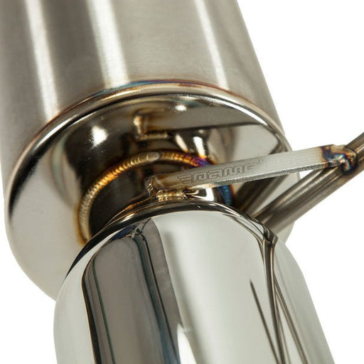 Nameless Performance Dual Chamber Axle Back w/ 4" Single Wall Polished Tip 2015-2017 Legacy 2.5i - SUAB15L25-5MU-40SWS-DC - Subimods.com