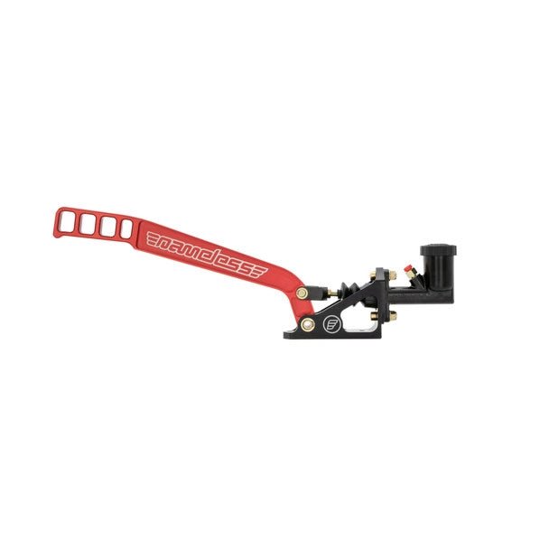 Nameless Performance Red Horizontal Hydraulic Handbrake w/ Wilwood Style Reservoir - Universal - NPHBLD-RED-RES750B - Subimods.com