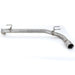 Nameless Performance Single Exit Axle Back Exhaust w/ 3" Double Wall Polished Tip 2018-2022 Crosstrek - SUAB18CXV-0MU-3.0DW - Subimods.com