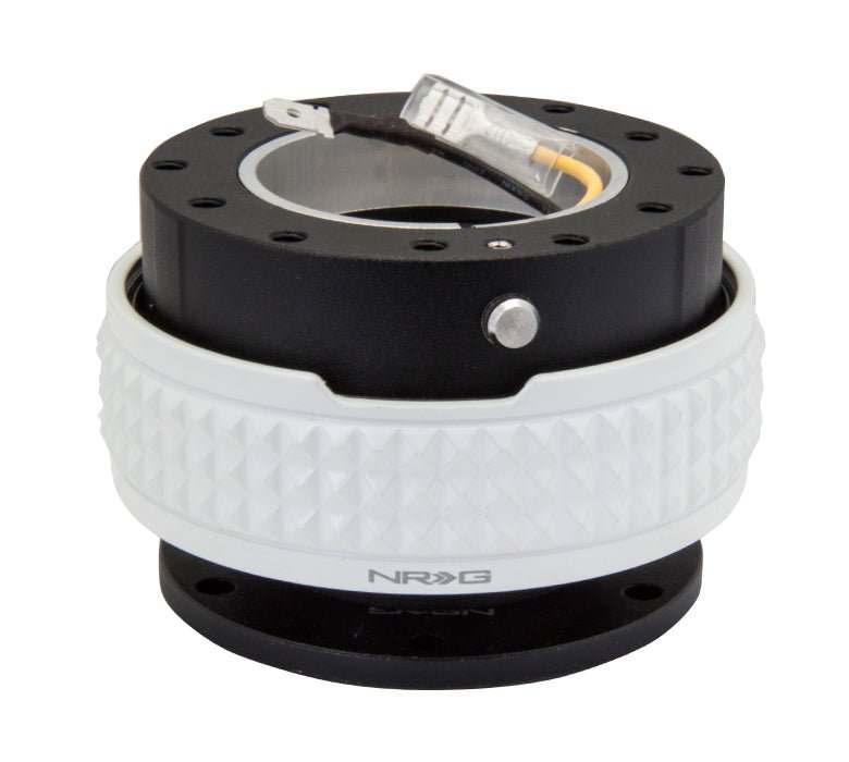 NRG Quick Release Gen 2.1 - Black Body / White Ring - SRK-210BK/GL - Subimods.com