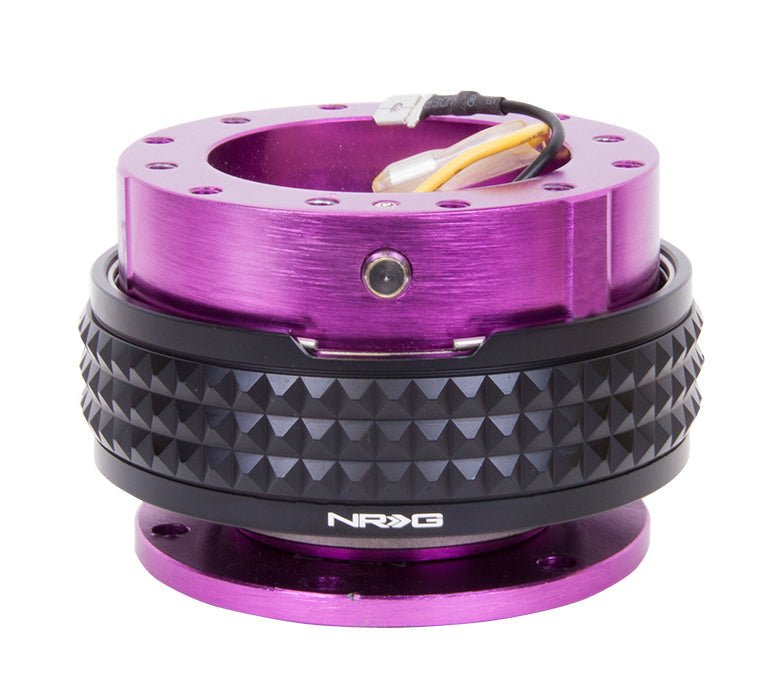 NRG Gen 2.1 Purple/Gold Ring Steering Wheel Quick Release main image 1
