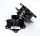 NRG SFI Rated Key Way Style Quick Release - Shiny Black Body / Shiny Black Ring - SRK-R200BK-BK - Subimods.com