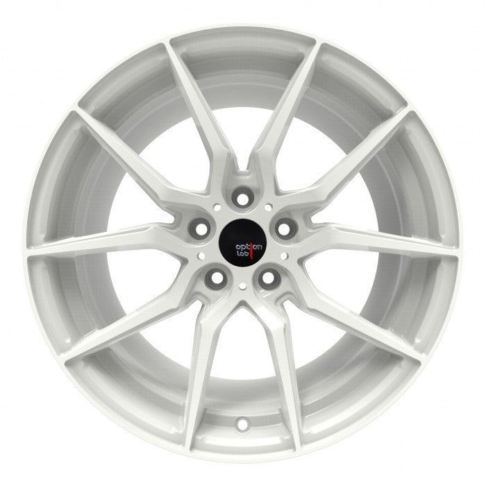 Option Lab Wheels R716 Onyx White 5x114.3 18x9.5 35mm Offset - L16-89565-35-WHT - Subimods.com