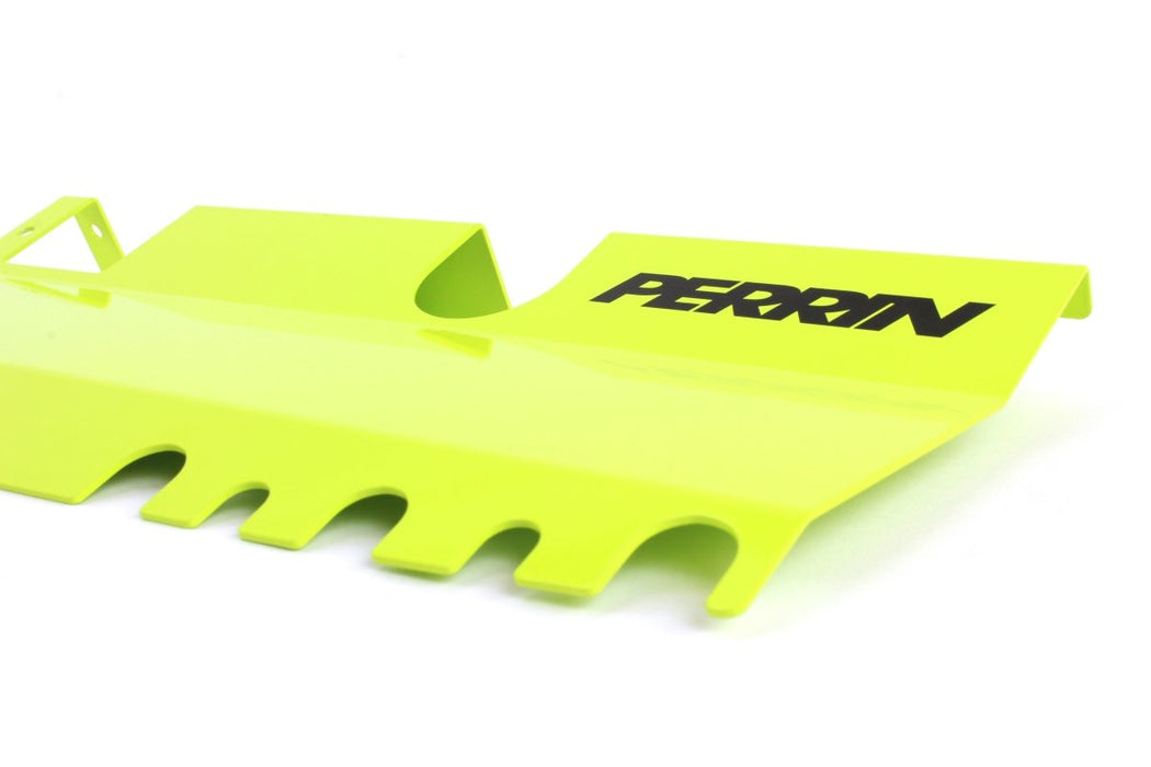 Perrin 2pc Radiator Shroud Neon Yellow 2015-2021 WRX w/ OEM Intake Scoop / 2015-2021 STI w/ OEM Intake Scoop - PSP-ENG-512-4NY - Subimods.com