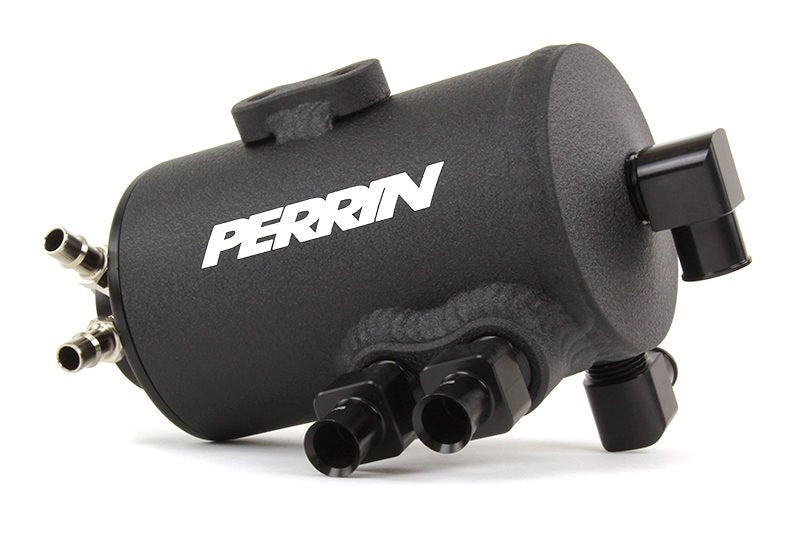 Perrin Air Oil Separator Black w/ TMIC 2002-2007 WRX / 2004-2007 STI - PSP-ENG-605BK - Subimods.com