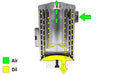 Perrin Air Oil Separator Neon Yellow w/ FMIC 2002-2014 WRX / 2004-2021 STI / 2005-2009 Legacy GT - PSP-ENG-607NY - Subimods.com