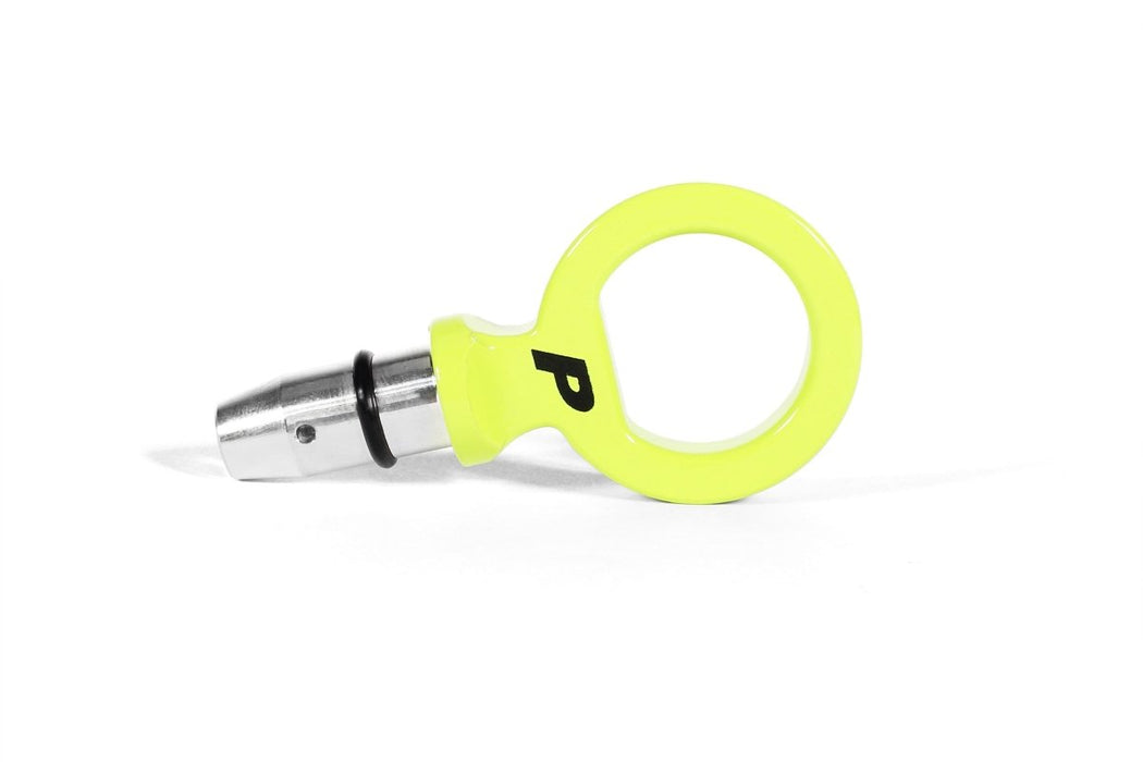 Perrin Aluminum Loop Style Dip Stick Handle Neon Yellow Finish FA20 / FA24 - PSP-ENG-721NY - Subimods.com