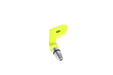 Perrin Aluminum "P" Style Dip Stick Handle Neon Yellow Finish FA20 / FA24 - PSP-ENG-720NY - Subimods.com