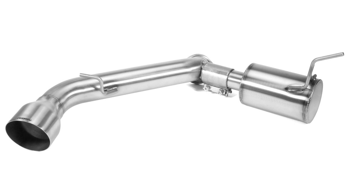 Perrin Axle Back Exhaust Brushed w/ Stainless Steel Single Wall Tip