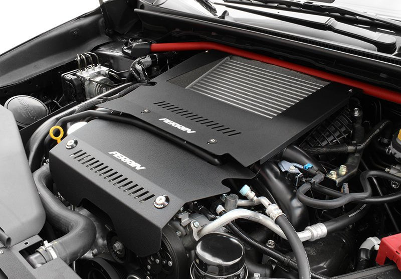 Perrin Engine Cover Kit Black 2015-2021 WRX - PSP-ENG-165BK - Subimods.com