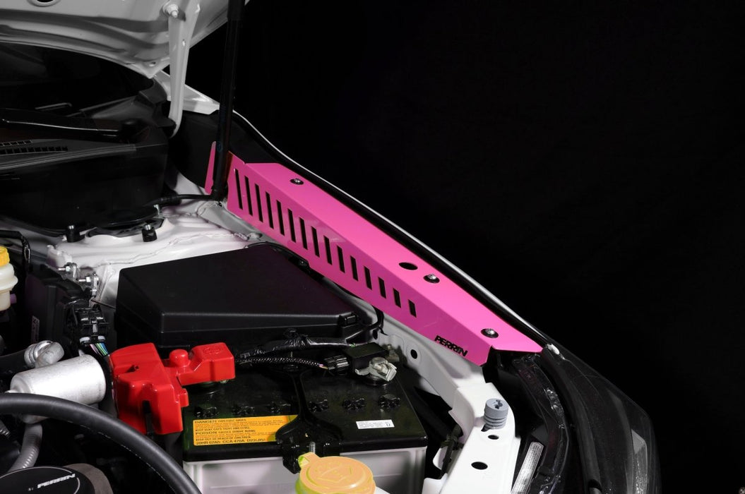 Perrin Fender Shroud Kit Hyper Pink 2022-2024 WRX - PSP-ENG-551HP - Subimods.com