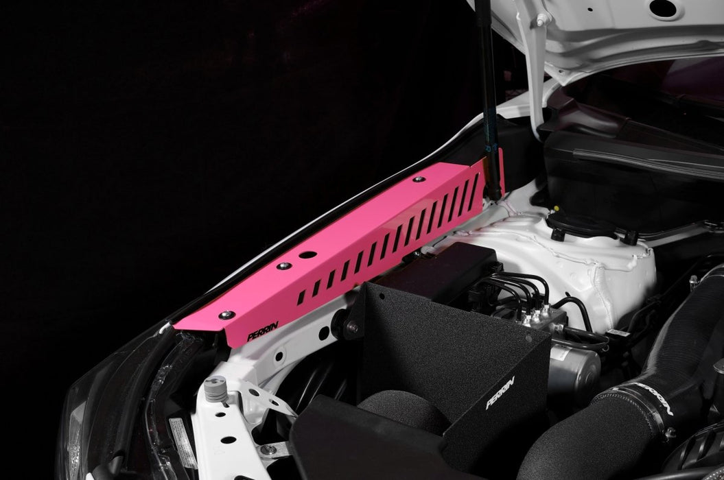 Perrin Fender Shroud Kit Hyper Pink 2022-2023 WRX - PSP-ENG-551HP - Subimods.com