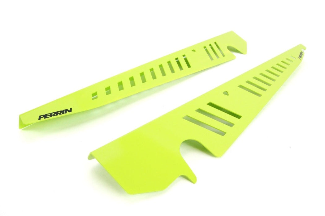 Perrin Fender Shroud Kit Neon Yellow 2015-2021 WRX / 2015-2021 STI - PSP-ENG-550NY - Subimods.com