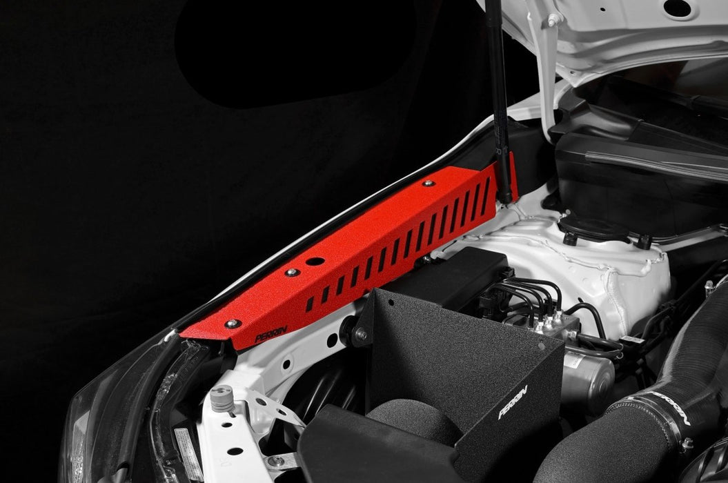 Perrin Fender Shroud Kit Red 2022-2024 WRX - PSP-ENG-551RD - Subimods.com