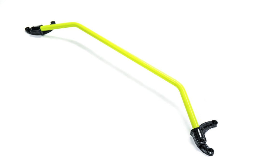 Perrin Front Strut Tower Brace Neon Yellow 2008-2021 WRX / 2008-2021 STI / 2013-2017 Crosstrek - PSP-SUS-056NY - Subimods.com