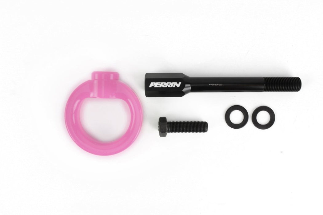 Perrin Front Tow Hook Hyper Pink 2002-2007 WRX / 2004-2007 STI - PSP-BDY-230HP - Subimods.com