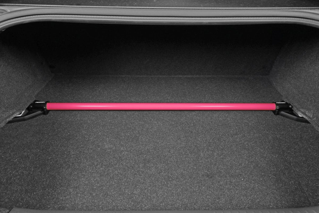 Perrin Hyper Pink Rear Strut Tower Bar 2013-2024 BRZ / 2013-2016 FRS / 2017-2021 GT86 / 2022-2024 GR86 - PSP-SUS-043HP - Subimods.com