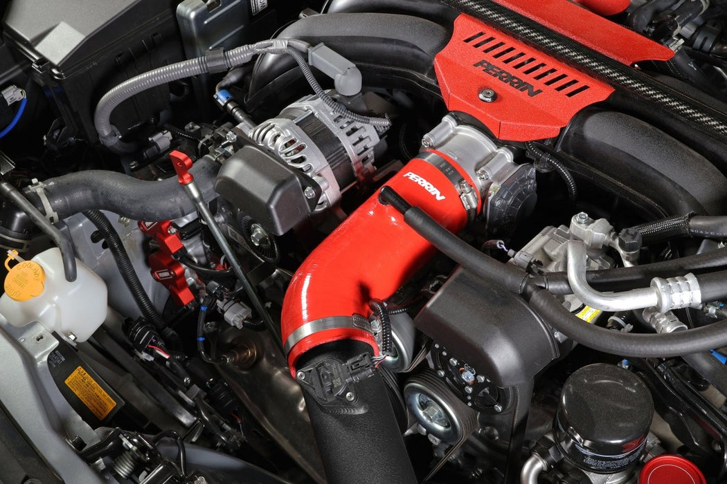 Perrin Intake Hose Red 2022-2024 BRZ / 2022-2024 GR86 - PSP-INT-432RD - Subimods.com