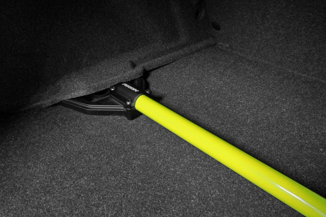 Perrin Neon Yellow Rear Strut Tower Bar 2013-2024 BRZ / 2013-2016 FRS / 2017-2021 GT86 / 2022-2024 GR86 - PSP-SUS-043NY - Subimods.com