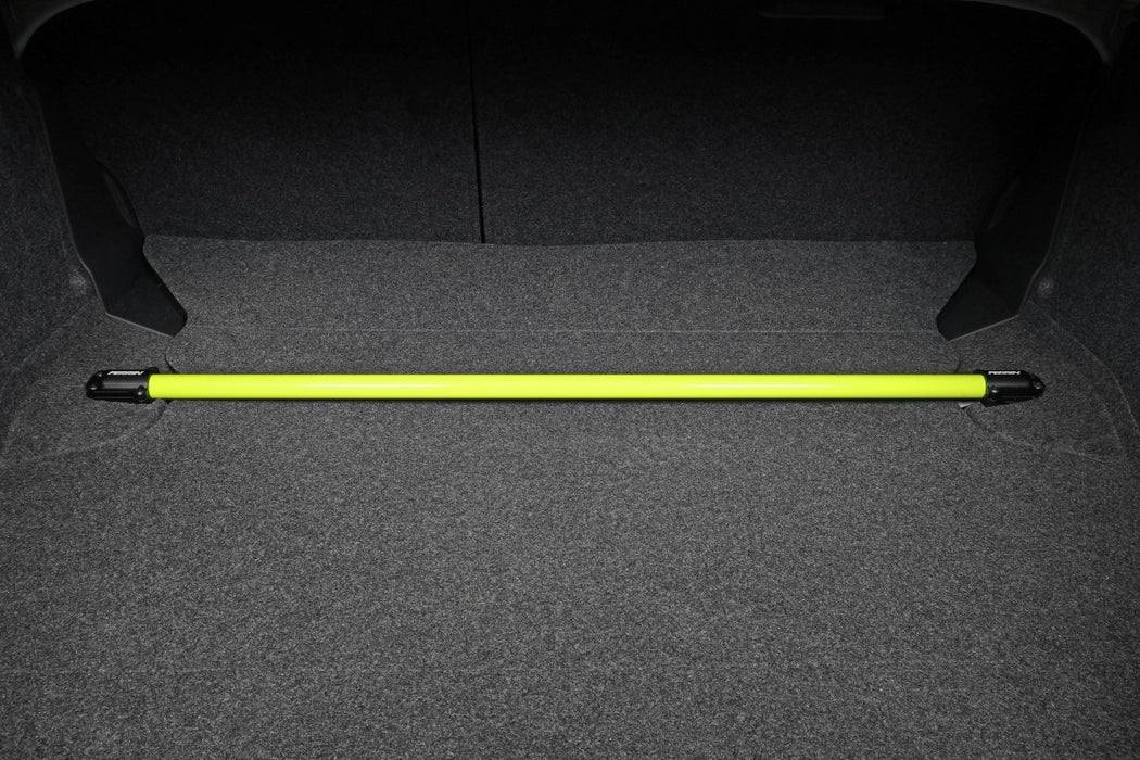 Perrin Neon Yellow Rear Strut Tower Bar 2015-2021 WRX / 2015-2021 STI - PSP-SUS-041NY - Subimods.com