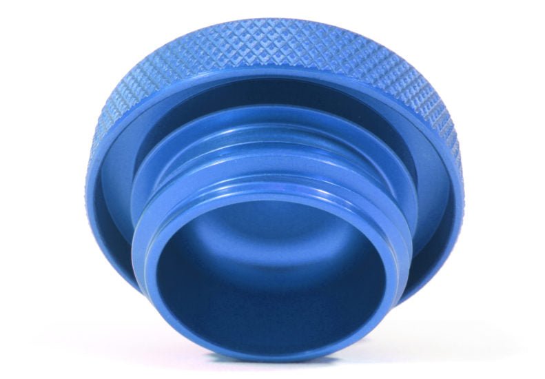 Perrin Oil Cap Round Style Blue Most Subaru Models - PSP-ENG-711BL - Subimods.com