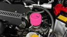 Perrin Oil Filter Cover Hyper Pink 2015-2024 WRX / 2013-2024 BRZ / 2022-2024 GR86 - PSP-ENG-716HP - Subimods.com