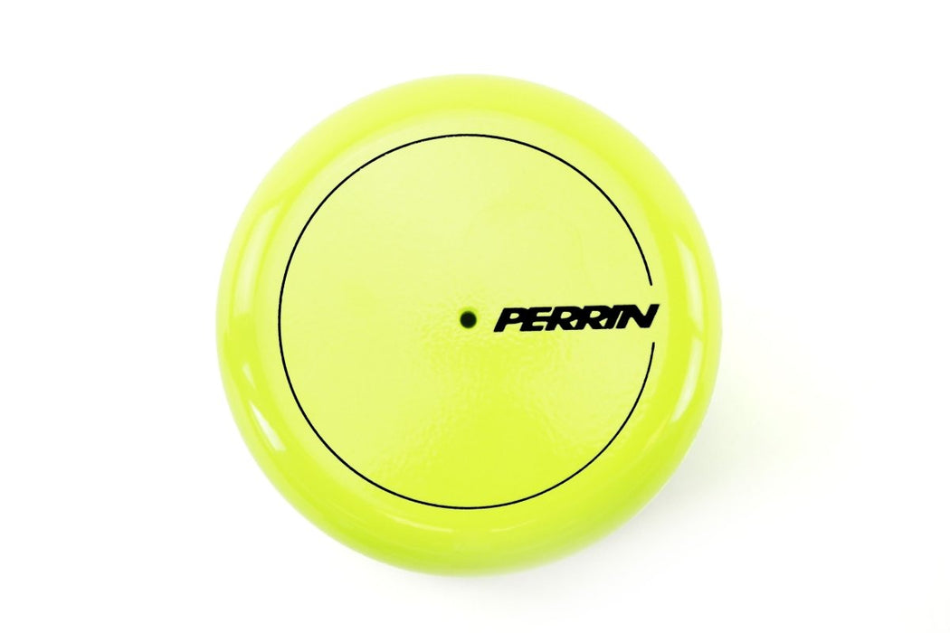 Perrin Performance Red Aluminum Oil Filter Cover – Fits 2015-2024 Subaru WRX, BRZ, FR-S, 86, GR86